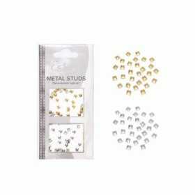 2 - ESTROSA BORCHIE METAL STUDS SQUARE 2 MM