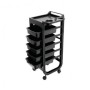 2 - CARRELLO PER PARRUCCHIERE PROFESSIONALE 5 CASSETTI
