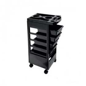2 - CARRELLO PER PARRUCCHIERI PROFESSIONALE A 5 CASSETTI