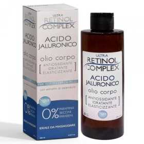 2 - RETINOL COMPLEX ACIDO JALURONOCO OLIO CORPO ANRIOSSIDANTE IDRATANTE ELASTICIZZANTE 200 ML