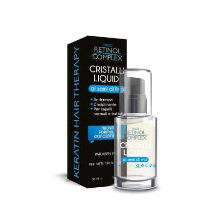 2 - RETINOL COMPLEX CRISTALLI LIQUIDI SEMI DI LINO PER TUTTI TIPI DI CAPELLI 50 ML