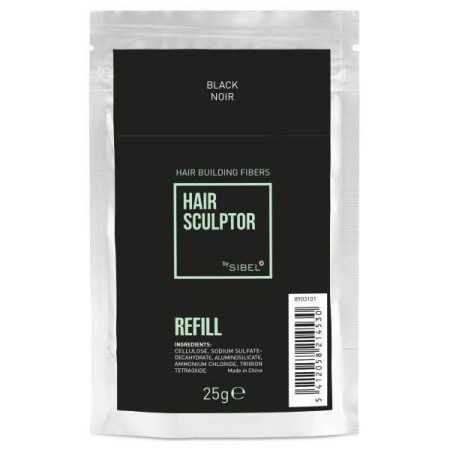 2 - HAIR SCULTOR REFILL BLACK 25 GR