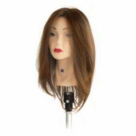 2 - LABOR PRO TESTA STUDIO LUNGHEZZA MEDIA 100% CAPELLI VERI 35 CM
