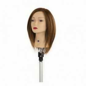 2 - LABOR PRO TESTA STUDIO LUNGHEZZA MEDIO / CORTA 100% CAPELLI VERI 30 CM