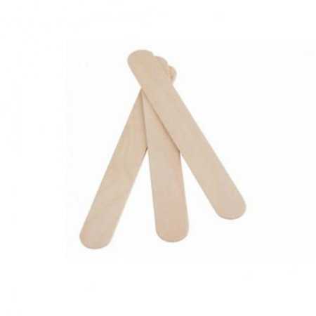 2 - SPATOLA SPALMA CERA IN LEGNO MONOUSO CONF.100PZ