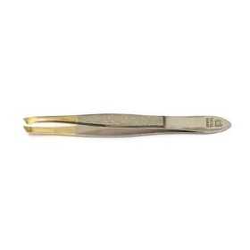 2 - WAL PINZETTA NICHEL/ORO SATINATO RETTA STRETTA 7333/S