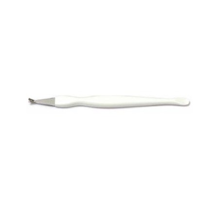 2 - WAL LEVA PELLICINE CON MANICO IN PLASTICA BIANCO 7718