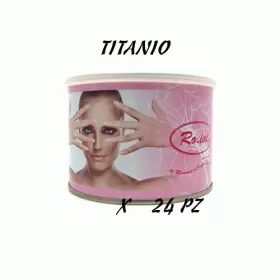 RO.IAL. CERA IN BARATTOLO LIPOSOLUBILE TITANIO ROSA 400 ML 24 PZ 1111111111111RO.IAL