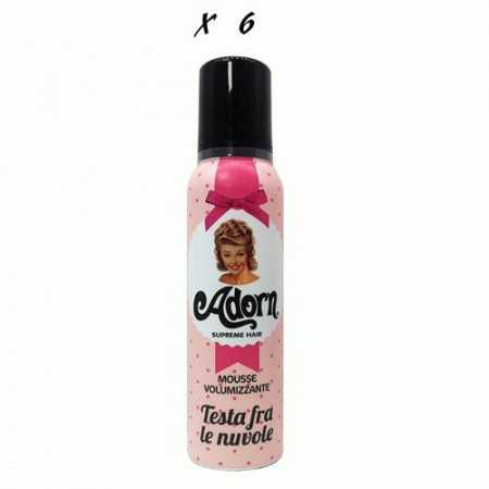 ADORN SUPREME HAIR MOUSSE VOLUMIZZANTE 150 ML X 6 00000000000Adorn