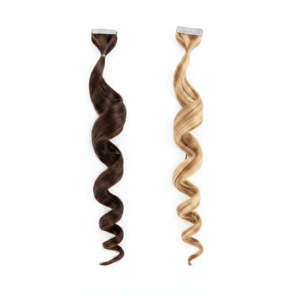 DI BIASE EXTENSION CAPELLI ONDULATI CIOCCHE ADESIVE 2.5GR X 10PZ 40CM ART. STKR 4 CM 40 W