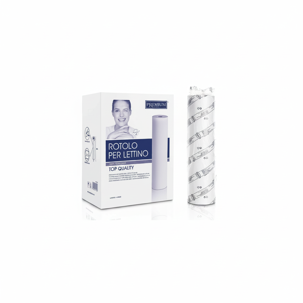 ROTOLO LENZUOLINO PER LETTINO 100% CELLULOSA TOP QUALITY PREMIUM