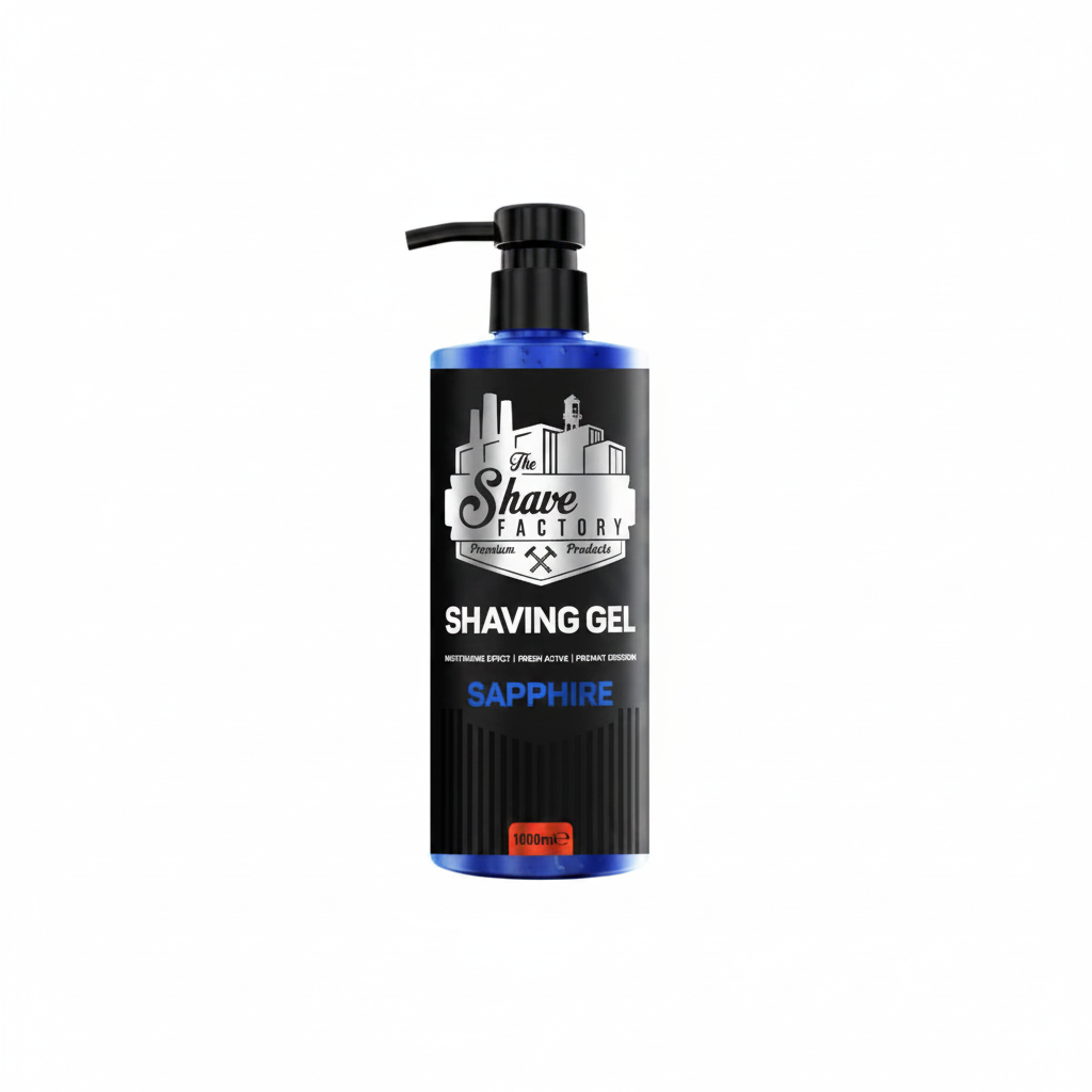 THE SHAVE FACTORY GEL BARBA SHAVING GEL SAPPHIRE 1000ML