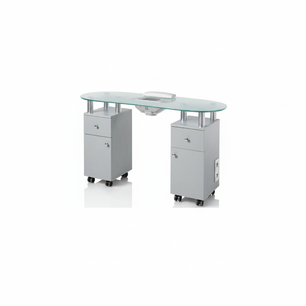 TAVOLO IN VETRO TEMPERATO CON ASPIRATORE LOGIKA 2 ART. 800.313