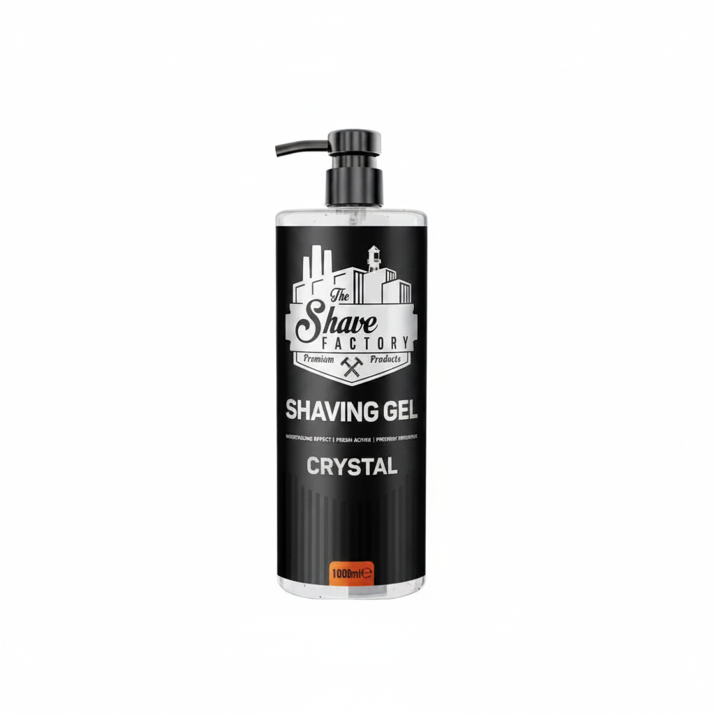 THE SHAVE FACTORY GEL BARBA SHAVING GEL CRYSTAL 1000ML