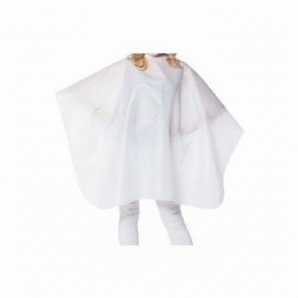 MP-HAIR MANTELLE TAGLIO NYLON VELCRO BIANCO