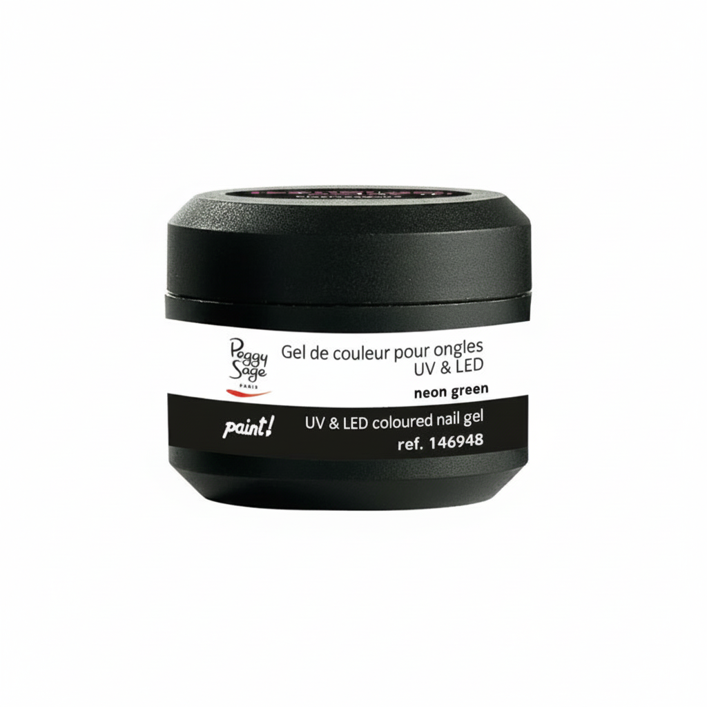 PEGGY SAGE  GEL UV/LED COLORATO PAINT NEON GREEN 5 GR.