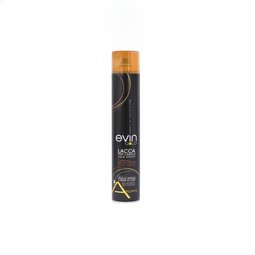 EVIN GOLD LACCA FISSAGGIO FORTE ALL'OLIO Di ARGAN E KERATINA 750ML