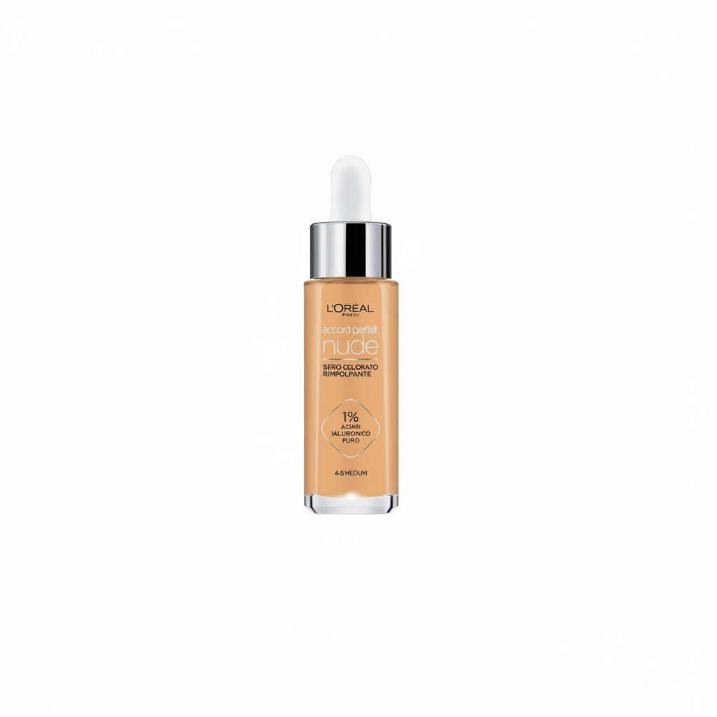 L'OREAL FONDOTINTA ACCORD PARFAIT NUDE 4-5 MEDIUM 30ML