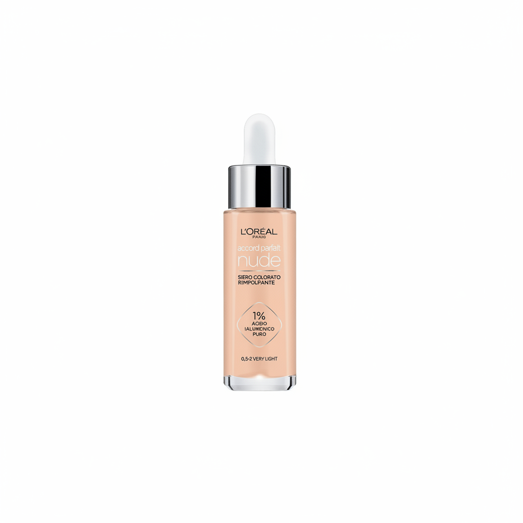 L'OREAL FONDOTINTA ACCORD PARFAIT NUDE 0,5-2 VERY LIGHT 30ML