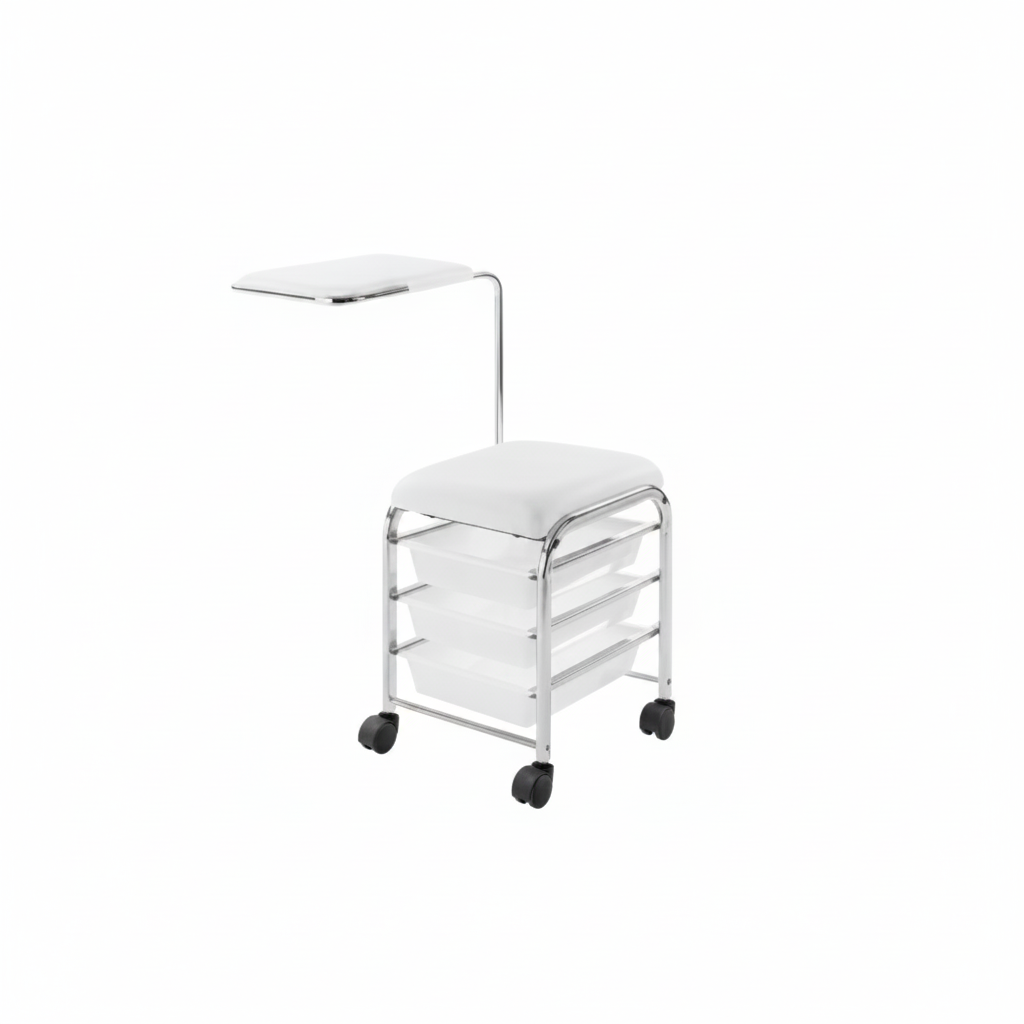 CARRELLO PORTA ATTREZZI MANICURE SERVICE BIANCO ART. 370.522
