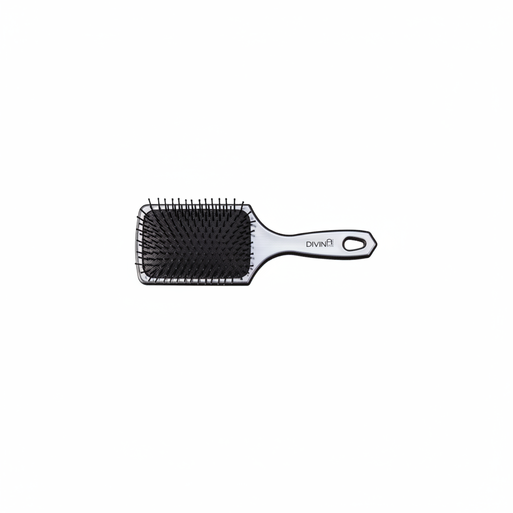 MP.HAIR SPAZZOLA PIATTA-DIVINA SILVER