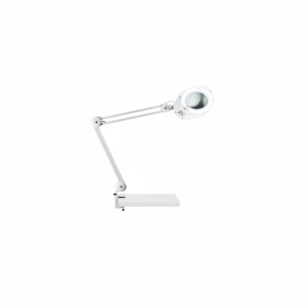 LAMPADA A NEON CON LENTE A 5 DIOTTRIE DA TAVOLO