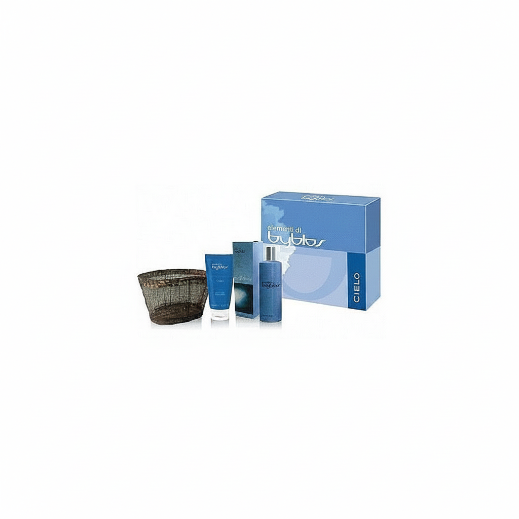 CONF. BYBLOS CIELO EDT 120ML+BL100ML+CESTINO
