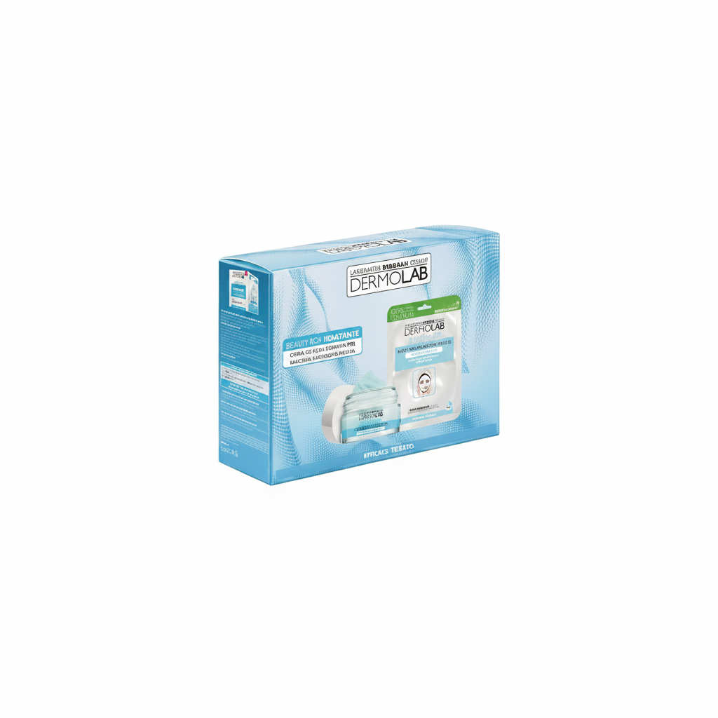 DERMOLAB BEAUTY BOX GEL VISO IDRATANTE 50ML + MASCHERA IN TESSUTO