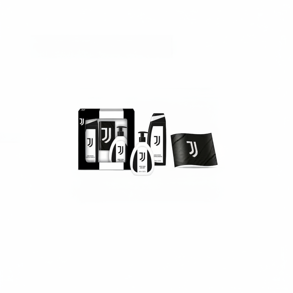 JUVENTUS GIFT SET SAPONE+ DOCCIA SHAMPOO+ BANDIERA