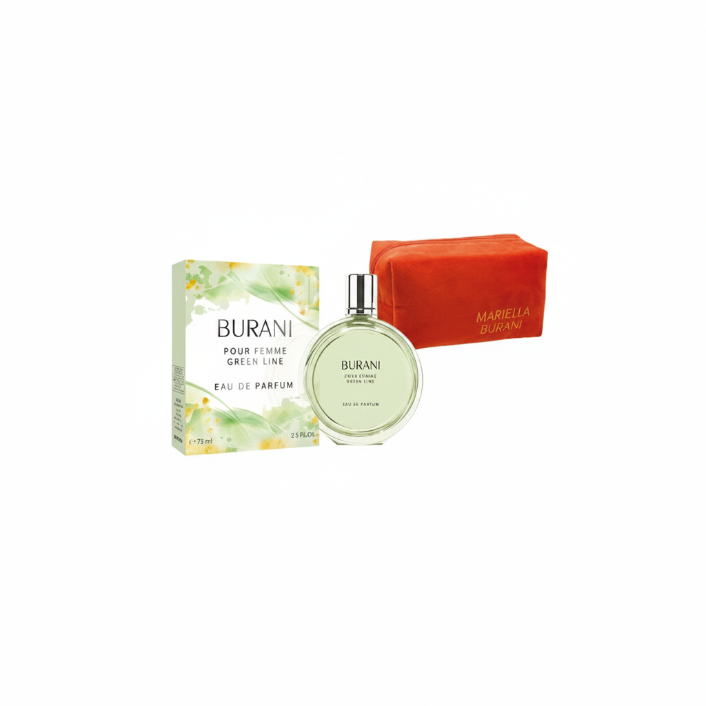 BURANI POUR FEMME GREEN LINE EDP 75ML + POCHETTE