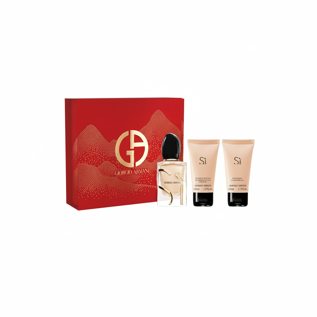 GIORGIO ARMANI Sì CONF. EDP 50ML  + GEL DOCCIA 50ML +  BODY LOTION 50ML