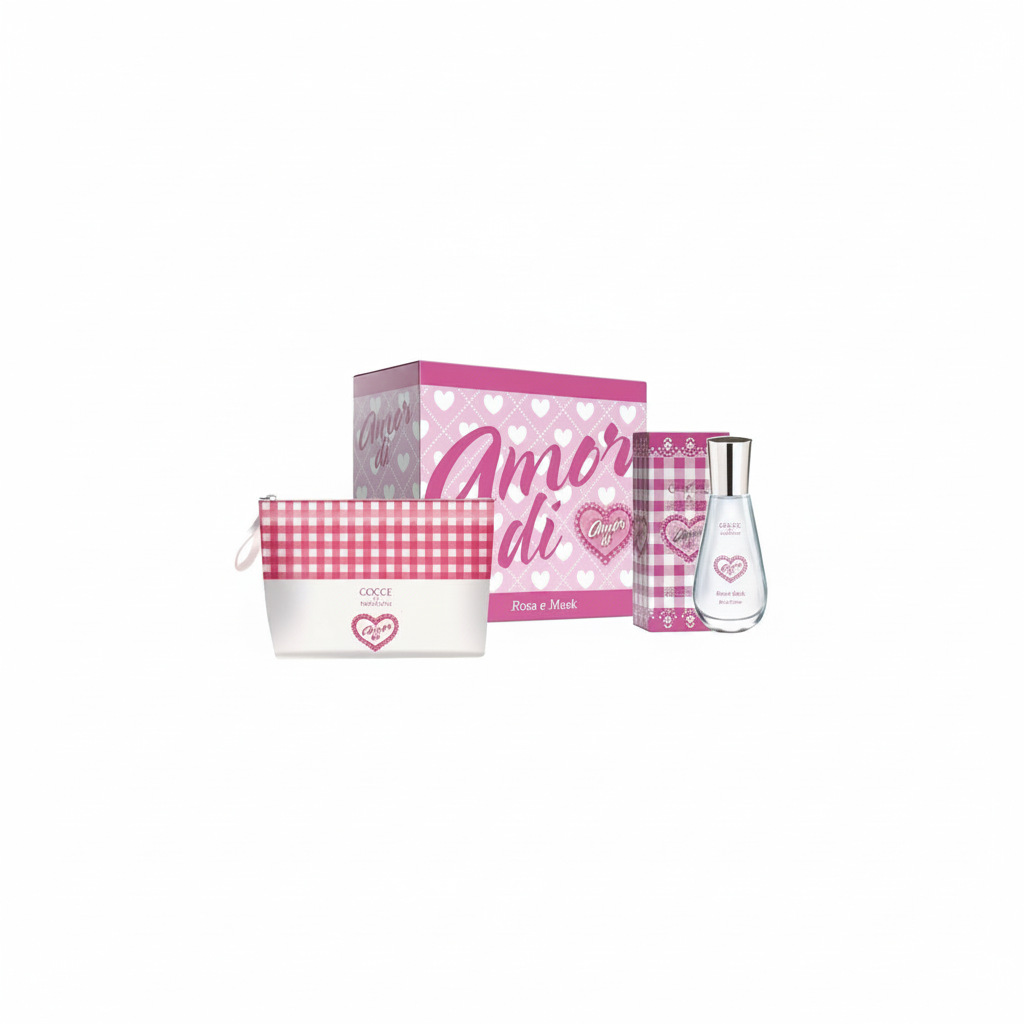 GOCCE CONF. AMOR DI ROSA E MUSK EDT 30ML + POCHETTE