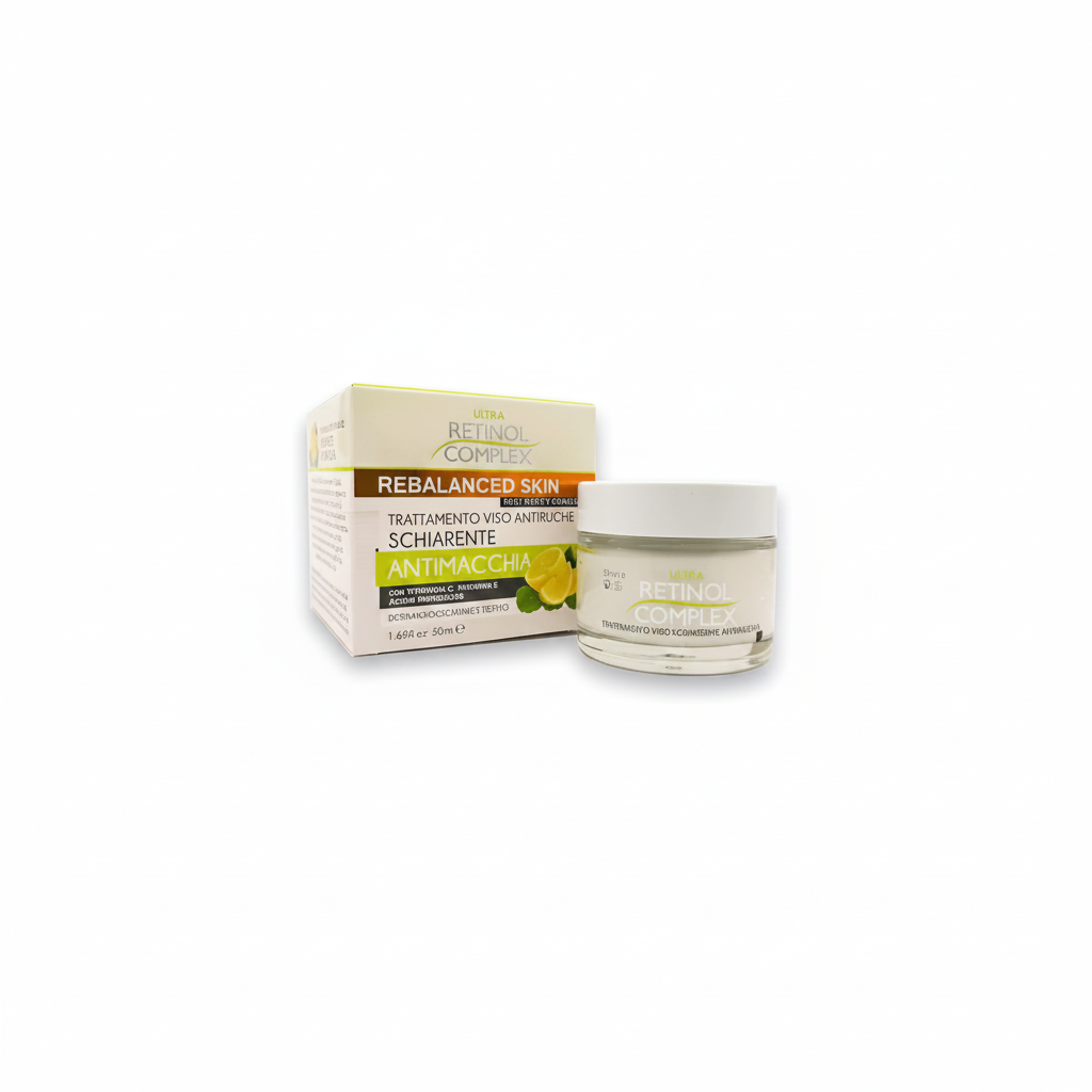 RETINOL COMPLEX  CREMA VISO ANTIRUGHE SCHIARENTE ANTI MACCHIA 50ML