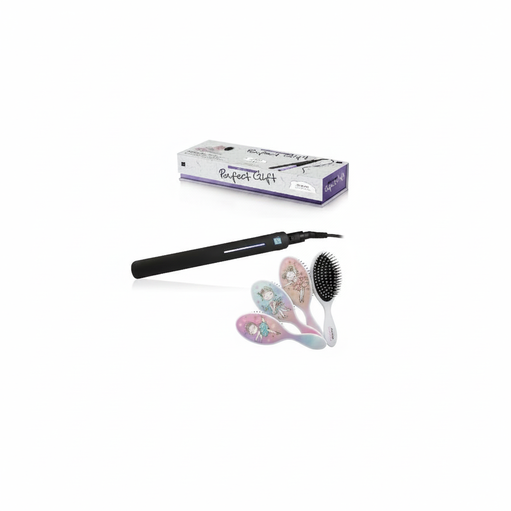 LABOR PERFECT GIFT PIASTRA PER CAPELLI +  DETANGLER BALLERINA