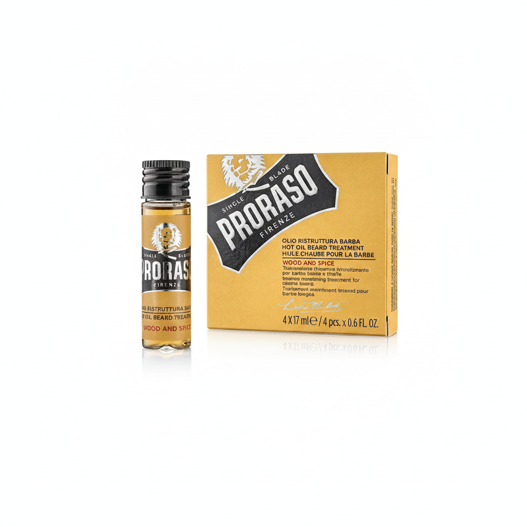 PRORASO OLIO A CALDO DA BARBA 4PZx17ML