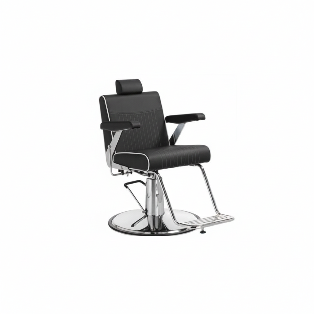 POLTRONA DA BARBIERE HAIR MAIORCA NERO ART. 370.790