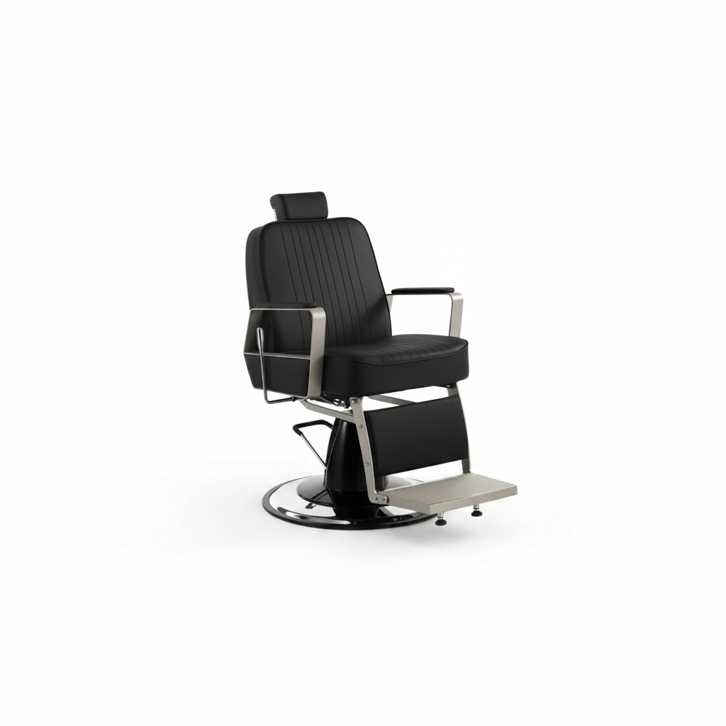 POLTRONA DA BARBIERE HAIR GRAFFITI NERO ART. 370.767