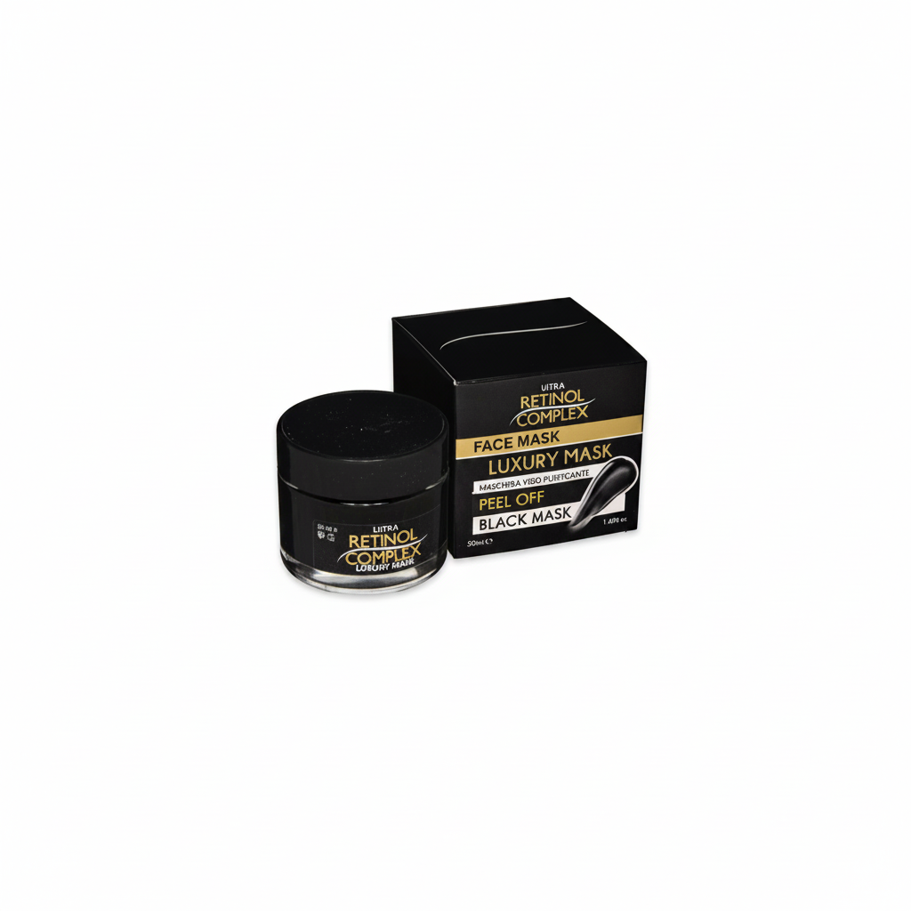 RETINOL COMPLEX MASCHERA BLACK VISO PURIFICANTE PEEL OFF LUXURY MAX 50ML