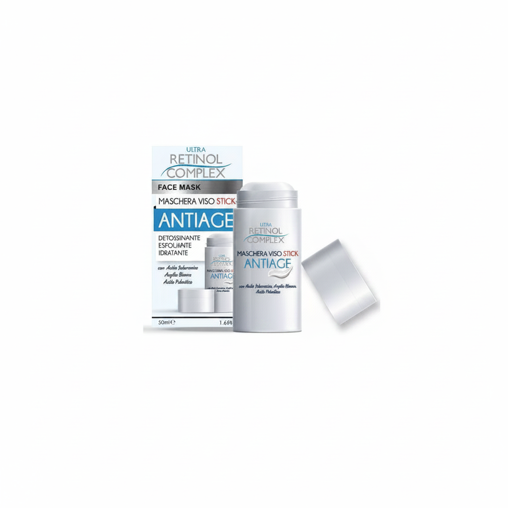 RETINOL COMPLEX MASCHERA VISO ANTIAGE ESFOLIANTE IDRATANTE STICK 50ML