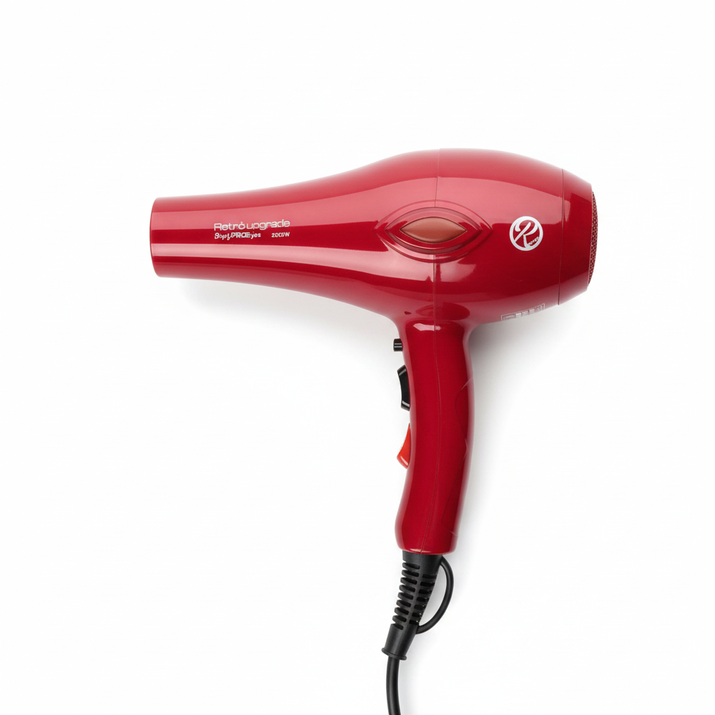 RETRO' UP. ASCIUGACAPELLI SIMPLY PRO YES 2000W RED