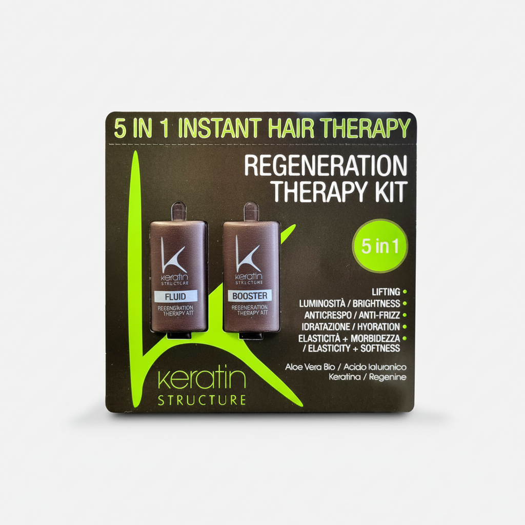 EDELSTEIN KERATIN FIALE RIGENERANTE THERAPY KIT 5IN1
